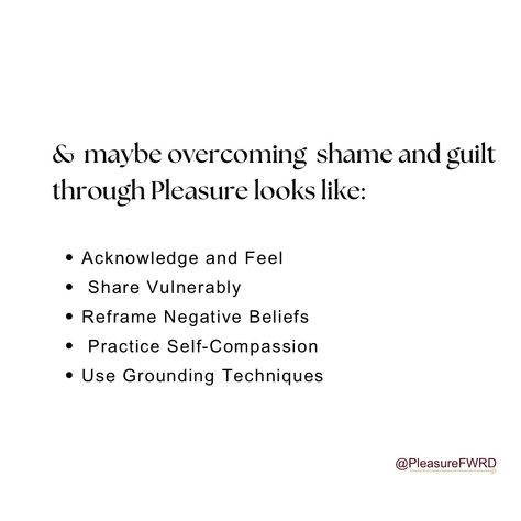 And maybe you’re feeling stuck in shame and guilt? 💔 Overwhelmed by these emotions? Let’s change that. Imagine letting go and finding freedom. 🌟 Ready to start your healing journey? Follow for more tips on overcoming shame and guilt. . . . . . . . . . . . . . . . . . #datingtips #datingcoach #datingcoaching #datinggoals #PleasureFWRD #somatica#somaticainstutute #HealingJourney #EmotionalFreedom #EmotionalAwareness #IntimacyBuilding #reel#HealthyRelationships #CommunicationIsKey #datin... Quotes For Guilt, Overcoming Shame, Shame And Guilt, Grounding Techniques, Emotional Freedom, Communication Is Key, Emotional Awareness, Dating Coach, Feeling Stuck