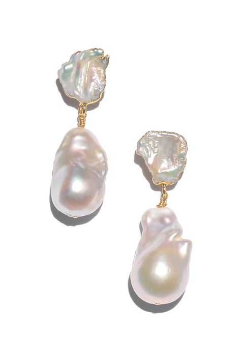 Vintage Pearl Drop Earrings, Duchess Swan, Seashell Earrings, Wardrobe Pieces, Baroque Pearl Earrings, Jewellery Inspiration, Jewellery Ideas, Gold Filled Earrings, Cozy Interior