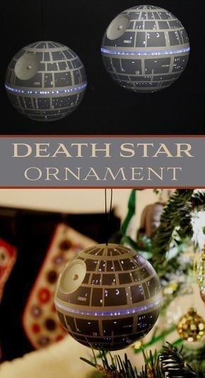 Nerdy Ornaments Diy, Star Wars Christmas Tree Ornaments, Star Wars Ornament, Diy Star Wars Christmas Ornaments, Starwars Christmas Ornaments Diy, Star Wars Tree Christmas, Diy Starwars Gift, Diy Star Wars Ornaments, Star Wars Ornaments Diy