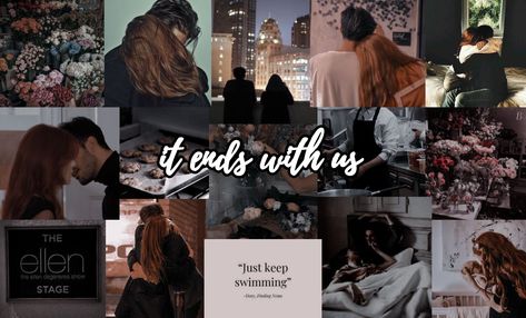 Us Aesthetic Wallpaper, Ends With Us Aesthetic, It Ends With Us Aesthetic, Us Aesthetic, Colleen Hoover Books, Book Pins, Keep Swimming, It Ends With Us, Macbook Wallpaper