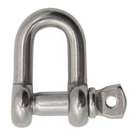 Extreme Max Shackles are constructed from marine-grade 316 stainless steel, offering excellent strength, durability, and corrosion-resistance even in the harshest marine environments. Do not use in overhead lifting applications. Working Load Limit: 3950 lbs. Shackle Size: 1/2". See images for exact measurement diagrams. Available individually or in value-packs of two or four. Color: Multicolor. Boat Supplies, Stainless Steel Bolts, Equipment Storage, Marine Environment, Rod Holder, Steel Chain, Stainless Steel Chain, Track Lighting, Storage Organization