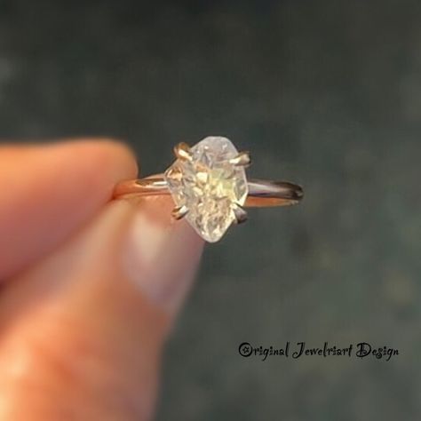 Raw Quartz Engagement Ring, Uncut Stone Engagement Ring, Wedding Rings Raw Stone, Raw Stone Diamond Engagement Rings, Raw Cut Diamond Ring, Raw Cut Diamond Engagement Ring, Raw Rock Engagement Ring, Rough Cut Diamond Ring, Engagement Rings Raw Stone