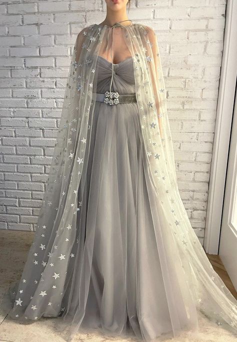 Teuta Matoshi ‘Silver Grey’ Gowns #teutamatoshi #fashion #moda #dress #vestido #gown #greygown #silvergown Teuta Matoshi Dresses, Celestial Gown, Fairy Gown, Celestial Dress, Teuta Matoshi, Grey Gown, Tulle Wedding Gown, Dress With Corset, Most Beautiful Wedding