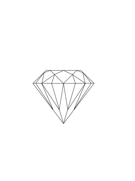 Diamond Outline Tattoo, Bubble Tattoo, Art Statues, Arrow Designs, Diamond Tattoo, Diamond Outline, Diamond Tattoos, Photo Logo Design, Small Hand Tattoos