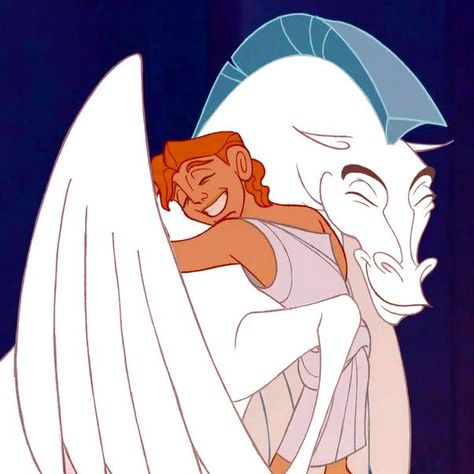 Hercules Disney Aesthetic, Hercules And Pegasus, Pegasus Hercules, Pegasus Disney, Bubblegum Marceline, Hercules 1997, Disney Hercules, Marshall Lee, Disney Icons