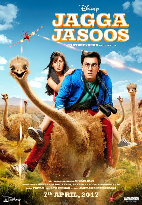 Ranbir & Katrina Teenage Detective, Jagga Jasoos, Tam Film, Theater Posters, Missing Father, Imdb Movies, Dance Movies, Movies 2017, Ranbir Kapoor