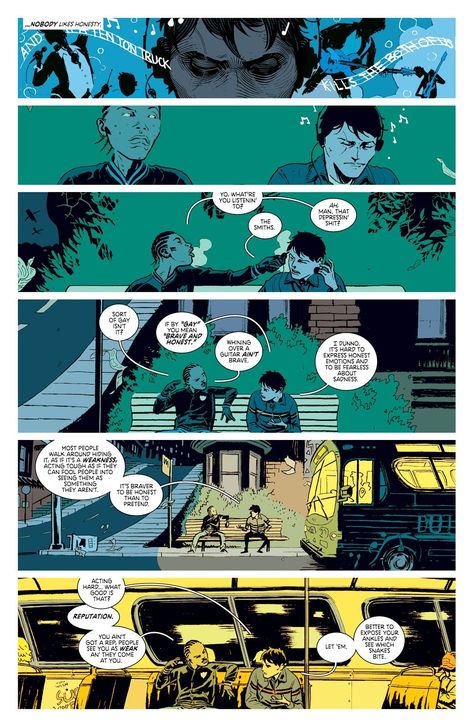 Deadly Class Comics Issue#3 Class Memes, Marvel Comics Vintage, Comic Boards, Class Poster, Comic Book Layout, Graphic Novel Art, Comic Drawing, Marvel Comic Books, Classic Comics