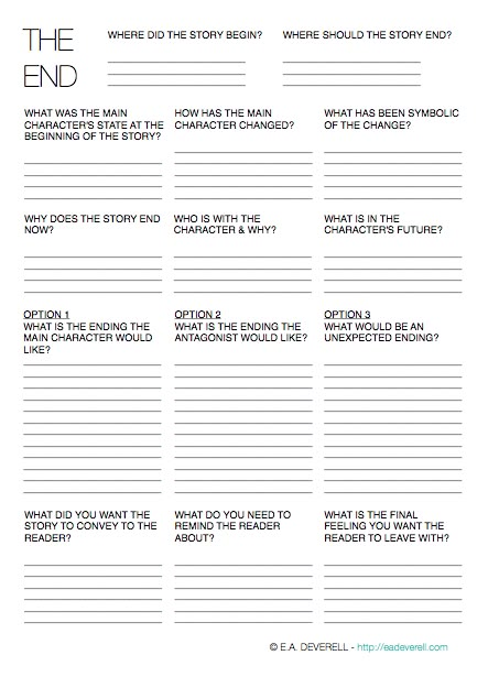 The Ending (Writing Worksheet Wednesday) Writers Notebook, Word Count, Creative Writing Tips, Writing Blog, Writing Characters, Write A Book, Writers Write, Writing Worksheets, Up Book