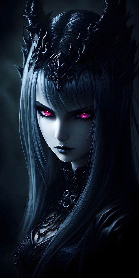 Dark Fantasy, In The Dark, Tumblr, Hair, Anime, Black, Art