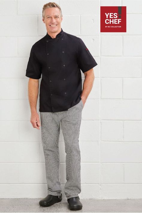 The new Yes! Chef range is a staple for kitchen professionals everywhere. Check the whole range out: https://clothingdirect.co.nz/biz-collection/hospitality Chef Jackets, Chef Pants, Yes Chef, Chef Wear, Hospitality Uniform, Corporate Wear, Shirt Sleeves, Cotton Twill, Chef's Jackets