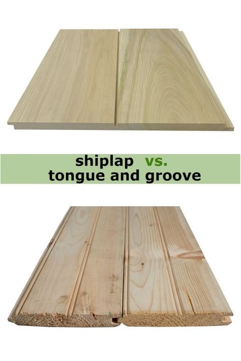 Shiplap vs. Tongue and Groove: Which Wall Paneling is Best? | Bob Vila Tounge And Groove, Shiplap Paneling, Tongue And Groove Walls, Installing Shiplap, Tongue And Groove Panelling, Tongue And Groove Ceiling, Basement Living, Diy Shiplap, Plank Walls