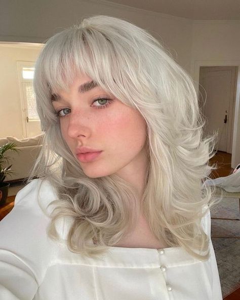 Avrey Ovard, Cecily Knight, Pearl Top, White Blonde Hair, Belle Blonde, Platinum Hair, Bleach Blonde, Platinum Blonde Hair, Hair Inspo Color