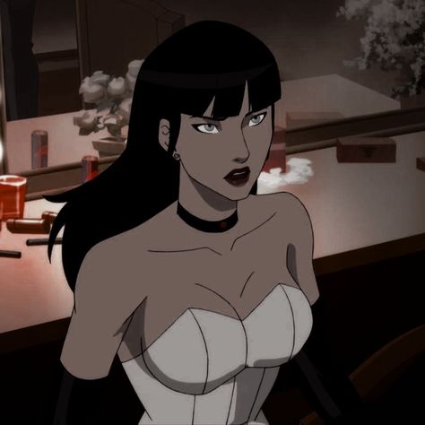 Zantana Dc, Nightwing And Zatanna, Dc Oc Girl, Female Detective Character Design, Zatanna Zatara Icons, Zatanna Pfp, Young Justice Zatanna, Zatanna Justice League Dark, Poison Ivy Cartoon