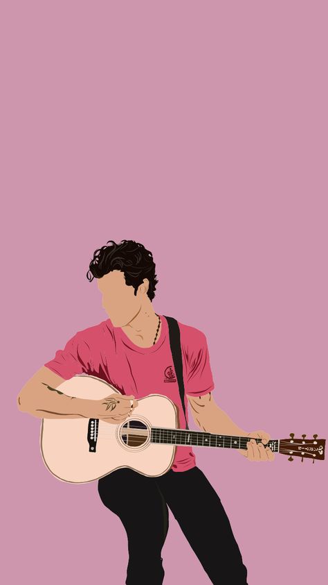 Illustrated Wallpaper, Shawn Mendes Wallpaper, Shawn Mendes, Harry Styles, My Husband, Guitar, Wattpad, Wallpapers, My Saves