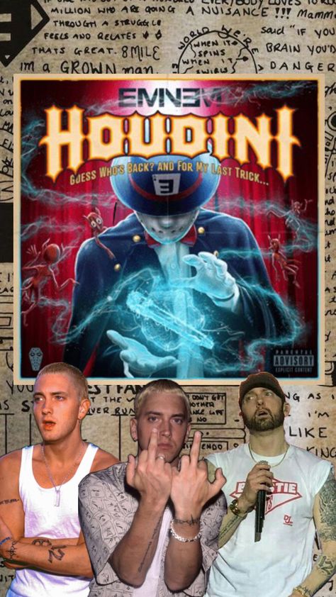 GUESS WHOS BACK? BACK AGAIN? AHHHHHH I AM OBSESSED WITH HOUDINI 😍🫶#eminem #houdini #music #therealslimshady Guess Whos Back, The Real Slim Shady, Back Back, Rap God, Eminem, Rap, Music