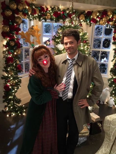 Supernatural Christmas, Ruth Connell, Supernatural Bloopers, Supernatural Tattoo, Supernatural Actors, Supernatural Imagines, Supernatural Wallpaper, Supernatural Pictures, Supernatural Quotes