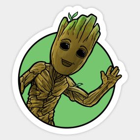 Dancing Groot, Groot Dancing, Rocket Raccoon, Baby Groot, Anime Stickers, Cool Stickers, Guardians Of The Galaxy, Baby Prints, Case Stickers