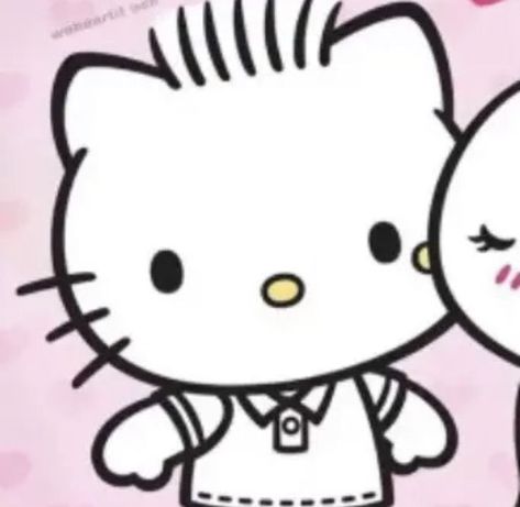 Kitty Matching Pfp, Hello Kitty Matching, Hispanic Aesthetic, Kitty Kisses, Hello Kitty Y2k, Y2k Background, Future Boy, Charmmy Kitty, Kitty Drawing