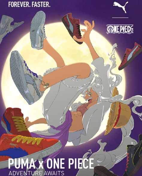 Get ready, One Piece fans! Your favorite manga characters are about to step into the sneaker world in an epic collaboration with PUMA. First teased at the end of February, PUMA has now officially pulled back the curtain on this highly anticipated “One Piece” collection. And let me tell you, it’s a grand voyage of footwear you won’t want to miss! Setting sail next week on March 23rd, the collection features four swashbuckling colorways of the iconic PUMA Suede sneaker, each one paying tribut... One Piece Is Real, Luffy Gear 5, One Piece Drawing, Fantasy Creatures Art, Puma Suede, One Piece Luffy, Puma X, Monkey D Luffy, Manga Characters