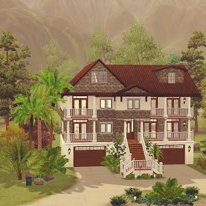 Village Condomínio - The Sims 3 - Via Sims Sims Home, Sims 3 Mods, Sims 4 House Plans, Free Sims, Sims House Design, The Sims 3, Sims 4 Houses, Sims House, Christmas House