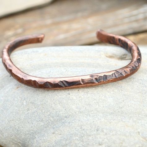 Thanks For Looking At This Ultra Cool Heavy Cuff That I Designed And Created With Solid Copper That Is Forged And Textured. 4 Gauge Solid Copper. Each Cuff Is Slightly Different Than The Next Please Allow For Slight Difference In Color And Structure. Made To Order Copper Is Good For Healing As It Is A Conductor And Helps Blood Circulate Rustic, Arthritis, Healing, Energy, Heavy, Mens, Mans, Unisex, Woman, Women Mens Copper Bracelet, Gemstone Cuff Bracelet, Nugget Bracelet, Boho Color, Cuff Bracelets Handmade, Copper Cuff Bracelet, Wide Cuff Bracelets, Copper Cuff, Turquoise Bracelet Cuff