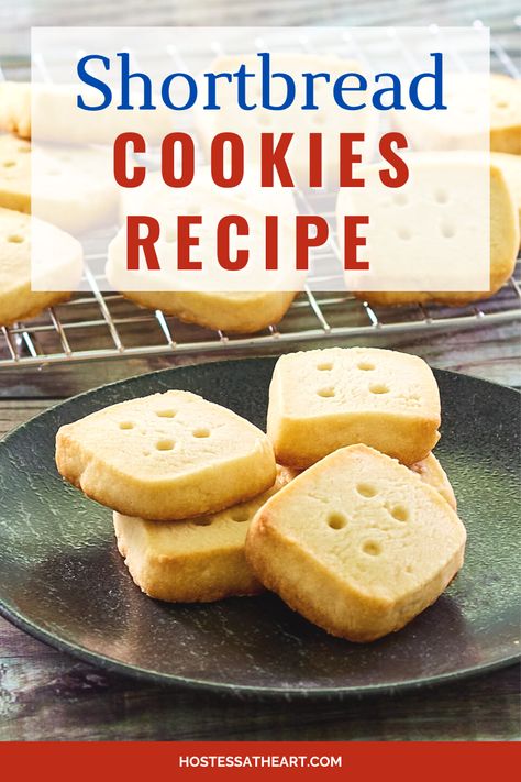 Drop Shortbread Cookie Recipe, Candy Cookies Recipes, Italian Butter Cookies, Homemade Shortbread, Bundt Recipes, Shortbread Cookie Recipe, Buttery Cookies, Candy Cookies, Sweet Treats Recipes