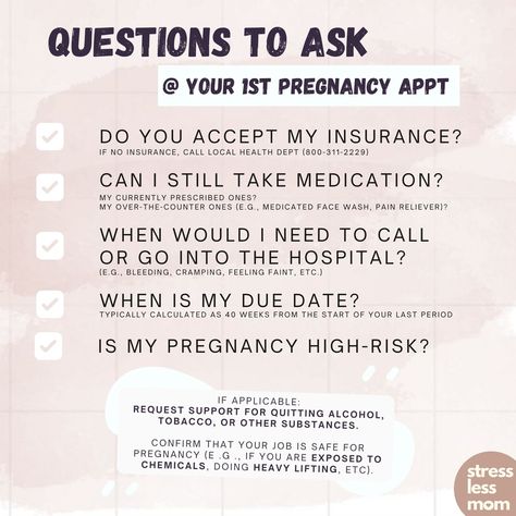 I'm pregnant, now what? Questions to ask at your first OBGYN appointment 📝 Positive pregnancy test 🤯 ✅  Make an appointment with your OB/GYN 👩🏽‍⚕️ ✅  Stop drinking a gallon of coffee every day 😭 ✅  Ask the right questions at your 1st appointment so your doctor knows you’re an informed mama-to-be💡✅  Let Stress Less Pregnant Mom guide you through each step of the pregnancy process to make your life easier? 😎✅  #pregnancy #firsttimemom #firsttrimester #momlife #stresslessmom #pregnant #pregnan... Questions To Ask Obgyn First Appointment, Questions To Ask Ob In Third Trimester, What To Do When You Find Out Your Pregnant, How To Avoid Getting Pregnant, Finding Out Your Pregnant, Vegan Pregnancy, Positive Pregnancy Test, Asking The Right Questions, I'm Pregnant