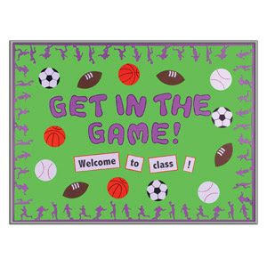 Theme Classroom Ideas, Football Bulletin Boards, Sports Bulletin Boards, School Sports Theme, Sports Classroom, Sports Theme Classroom, Owl Theme Classroom, Team Theme, Clutter Free Classroom