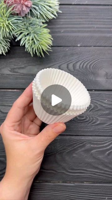 Check more at https://howcandothis.com/diyideas/19088/ How To Make Flowers Out Of Cupcake Liners, Cupcake Liners Flowers, Paper Only Crafts, Crafting Ideas With Paper, Cupcake Liner Ornaments, Cupcake Liners Crafts, Cupcake Display Ideas Diy, Craft With Cupcake Liners, Crafts With Cupcake Liners