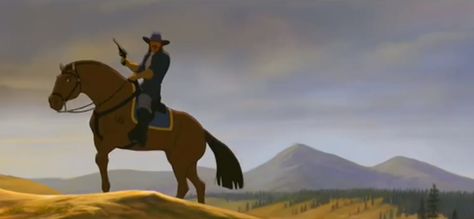 Spirit - Stallion of the Cimarron - the colonel Spirit Stallion Of The Cimarron, Spirit And Rain, Spirit The Horse, Horse Animation, Spirit Stallion, Dreamworks Characters, Horse Movies, Best Cartoons Ever, Horse Sketch