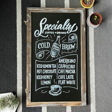 Specials Board Chalkboards, Butcher Signage, Market Chalkboard Sign, Cafe Chalkboard Art, Chalkboard Menu Design, Restaurant Chalkboard Ideas, Whiteboard Quotes, Chalkboard Restaurant, Cafe Chalkboard