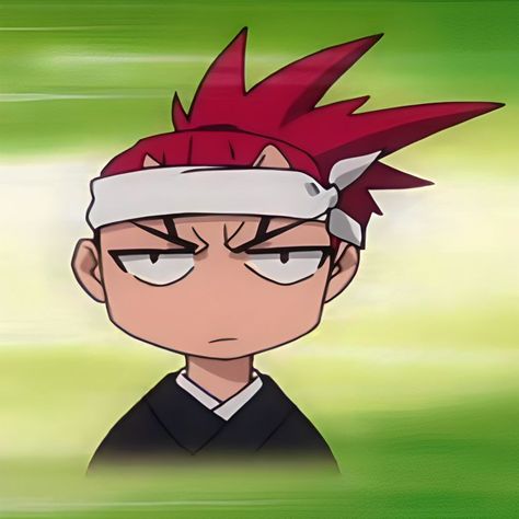 Renji Manga Panels, Renji Abarai Pfp, Abarai Renji Icons, Renji Icons, Renji Abarai Icon, Renji Bleach, Bleach Pfp, Bleach Renji, Abarai Renji