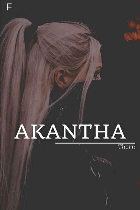 Akantha meaning Thorn #babynames #characternames #fantasynames #girlnames #anames Character Names Ideas, Names Character, Mystical Names, Fantasy Character Names, Rare Names, About Character, Female Character Names, Goddess Names, Meaningful Names