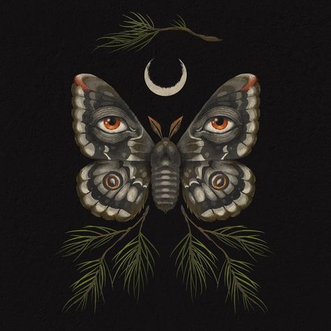 https://www.instagram.com/p/CU2LIgwrT6M/?utm_medium=share_sheet Emperor Moth, Winged Eye, Moth Wings, Inspirational Tattoos, The Forest, I Tattoo, Moth, Witch, Sign Up