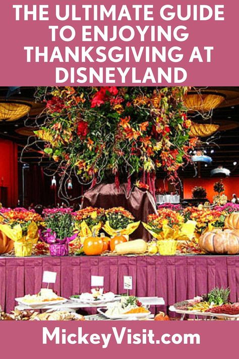 Your Guide to Thanksgiving at Disneyland: Top Spots and 5 Helpful Tips Disneyland Thanksgiving, Disneyland 2023, Disneyland Dining, Thanksgiving Tips, Disneyland Guide, Disney Trip Surprise, Disneyland Holidays, Disney Surprise, Disneyland Secrets