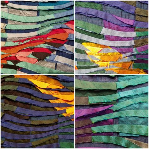 For Inspiration Visit a Quilt Museum! - ANY Texture - Textile Art by Zwia Lipkin Tim Harding, Abstract Art Quilt, Texture Textile, African American Quilts, Color Of The Day, American Quilt, Woven Wrap, Contemporary Quilts, Art Quilt