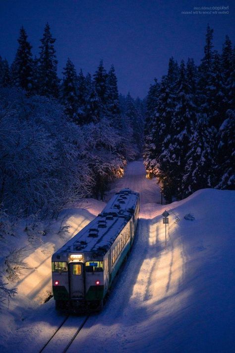 train, Night, Winter Wallpapers HD / Desktop and Mobile ... Winter Desktop Background, Winter Wallpaper Hd, Ornaments Wreath, Elf Reindeer, Train Wallpaper, Winter Szenen, Night Train, Winter Wallpaper, Winter Scenery