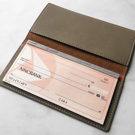 Checkbook Covers, Money Pouch, Checkbook Wallet, Checkbook Cover, Picture Design, Custom Engraving, Laser Engraved, Laser Engraving, Initials