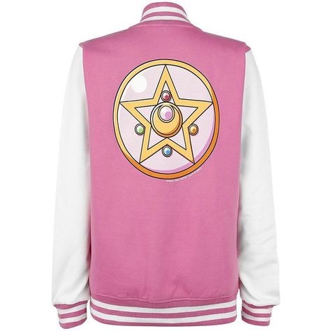 Sailor Moon Varsity Jacket ($54) ❤ liked on Polyvore featuring outerwear, jackets, college jacket, teddy jacket, varsity jackets, star jacket and varsity bomber jacket Eri Christmas, Sailor Moon Clothes, Moon Jacket, Moon Clothes, Sailor Moon Party, Sailor Moons, Sailor Moon Outfit, Star Jacket, College Jacket