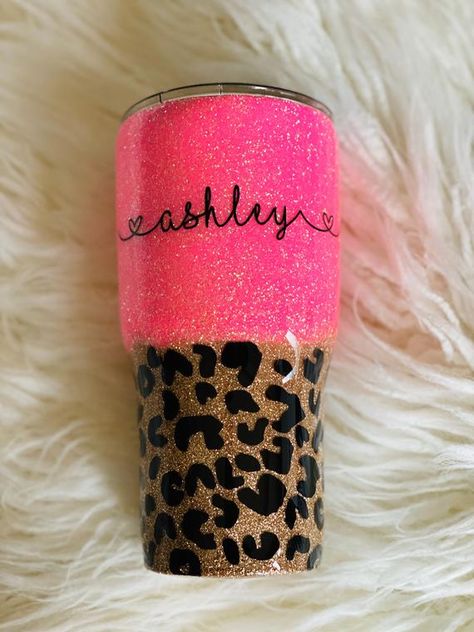 Monogram Clothes, Cheetah Print Tumbler, Wine Holders, Yeti Cup Designs, Tumbler Cups Personalized, Mug For Men, Epoxy Cups, Yeti Cups, Energy Booster