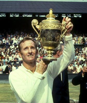 Rod Laver 1968  - He also won eight Pro Slam titles, including the calendar year Pro "Grand Slam"[12][13] in 1967, and contributed to five Davis Cup titles for Australia during an age when Davis Cup was deemed as significant as the Grand Slams.[14]Rod Laver - Australian tennis star of the 1960s Tennis Rules, Pete Sampras, Tennis Serve, Rod Laver, Tennis Photos, Wimbledon Tennis, Tennis Legends, Vintage Tennis, Tennis Club