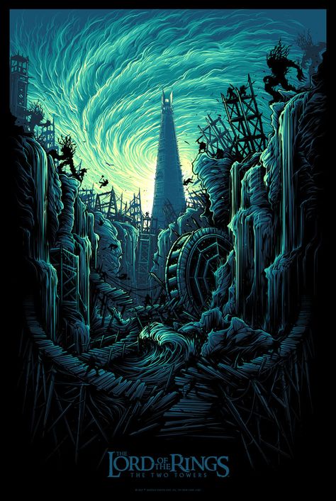 Lord of the Rings: The Two Towers by Dan Mumford Dan Mumford, John Howe, Hobbit Art, Two Towers, Middle Earth Art, Tolkien Art, Lotr Art, J R R Tolkien, The Two Towers