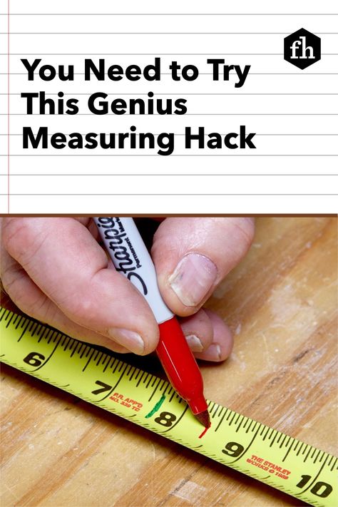 Carpentry Tips And Tricks, Tape Measure Tricks, Valentine's Home Decoration, Tools For Woodworking, Woodworking Organization, Measurement Conversions, Diy Handyman, Woodworking Tools For Beginners, Handyman Projects