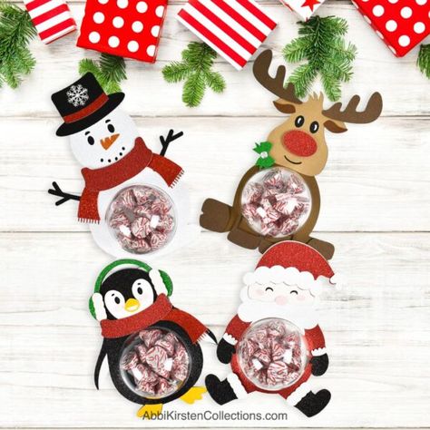 Reindeer Candy Holder, Christmas Candy Holders, Diy Christmas Candy, Elf Svg, Christmas Candy Gifts, Easy Diy Christmas Gifts, Santa Candy, Candy Crafts, Christmas Projects Diy