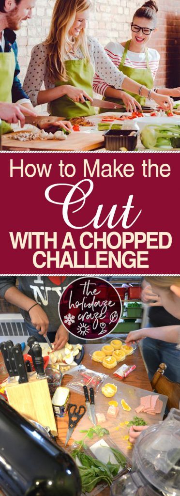 How to Make the Cut with a “Chopped Challenge” | Chopped Party, Chopped Party Ideas, Themed Party, Themed Party Ideas, Chopped Challenge Ideas, Popular Pin #ThemedParty #ChoppedChallenge Chopped Party Ideas, Chopped Party, Chopped Challenge, Challenge For Teens, Themed Party Ideas, Cooking Party, Party Prep, Cooking Contest, Cooking Competition