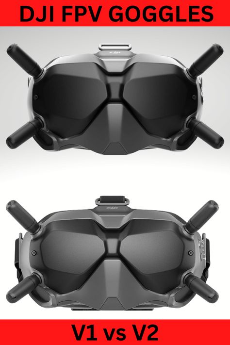 If you're looking for an immersive and exciting flying experience, then DJI's FPV Goggles are a must-have. However, with the launch of the new DJI Goggles 2 that comes with DJI Avata FPV drone, you might be wondering if it's worth upgrading from the previous versions, the V1 & V2. Dji Fpv Goggles, Drone Goggles, Drone Business, Drone Accessories, Sci Fi Props, Fpv Drone, Logo Art, Art Logo, Design Product