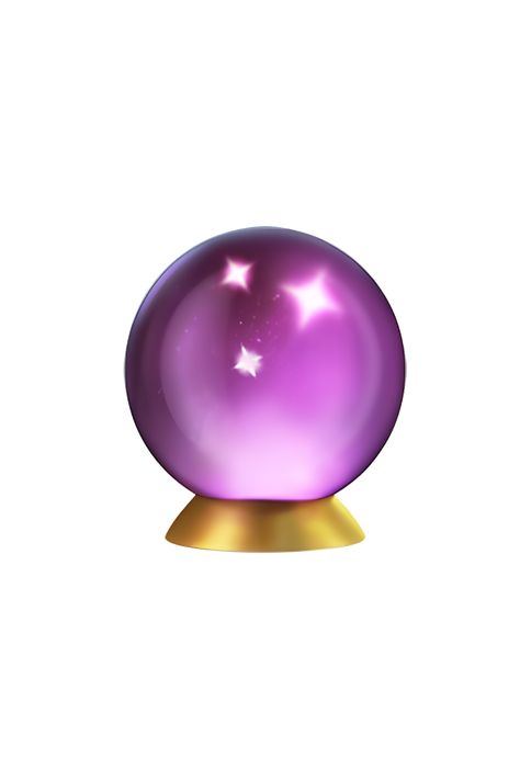 Magic Emoji, Fortune Ball, 2024 Notion, Purple Emoji, Magic Crystal Ball, Emojis Iphone, Phone Emoji, Apple Emojis, Cute Emoji Combinations