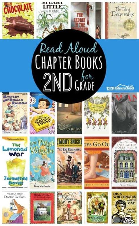 Chapter Books For 2nd Grade, 2nd Grade Chapter Books, Books For Second Graders, Comprehension Bookmarks, Read Aloud Chapter Books, Second Grade Books, 2nd Grade Books, 3rd Grade Books, Reading Log Printable