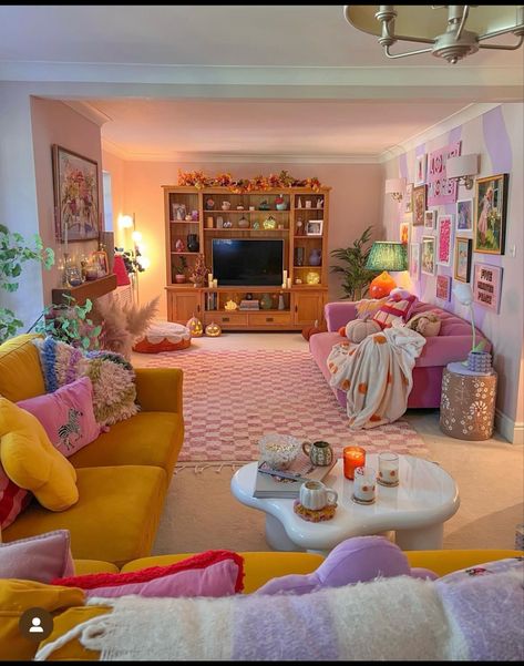 Room Decor Tips, Living Room Decor Tips, Colorful Apartment, Home Makeover, Cute Bedroom Decor, Dream House Rooms, Apartment Decor Inspiration, Whimsical Decor, Dream Room Inspiration