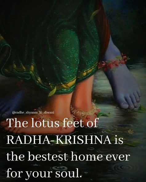 Lotus Feet Of Radhakrishna, Lord Krishna Quotes, Krishna Avatar, Images With Quotes, Krishna Flute, Krishna Mantra, Radha Krishna Quotes, Krishna Book, Radha Krishna Love Quotes